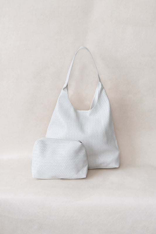 The Pure Elegance Tote - White