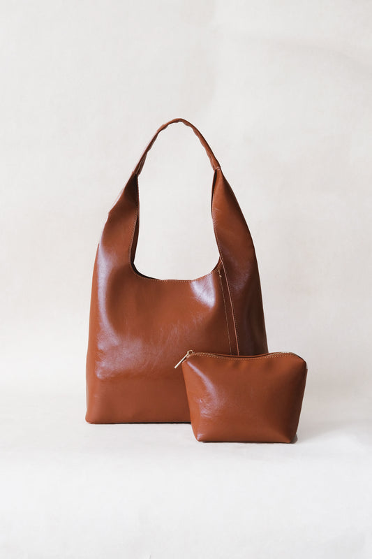 The Margaux Tote - Chestnut