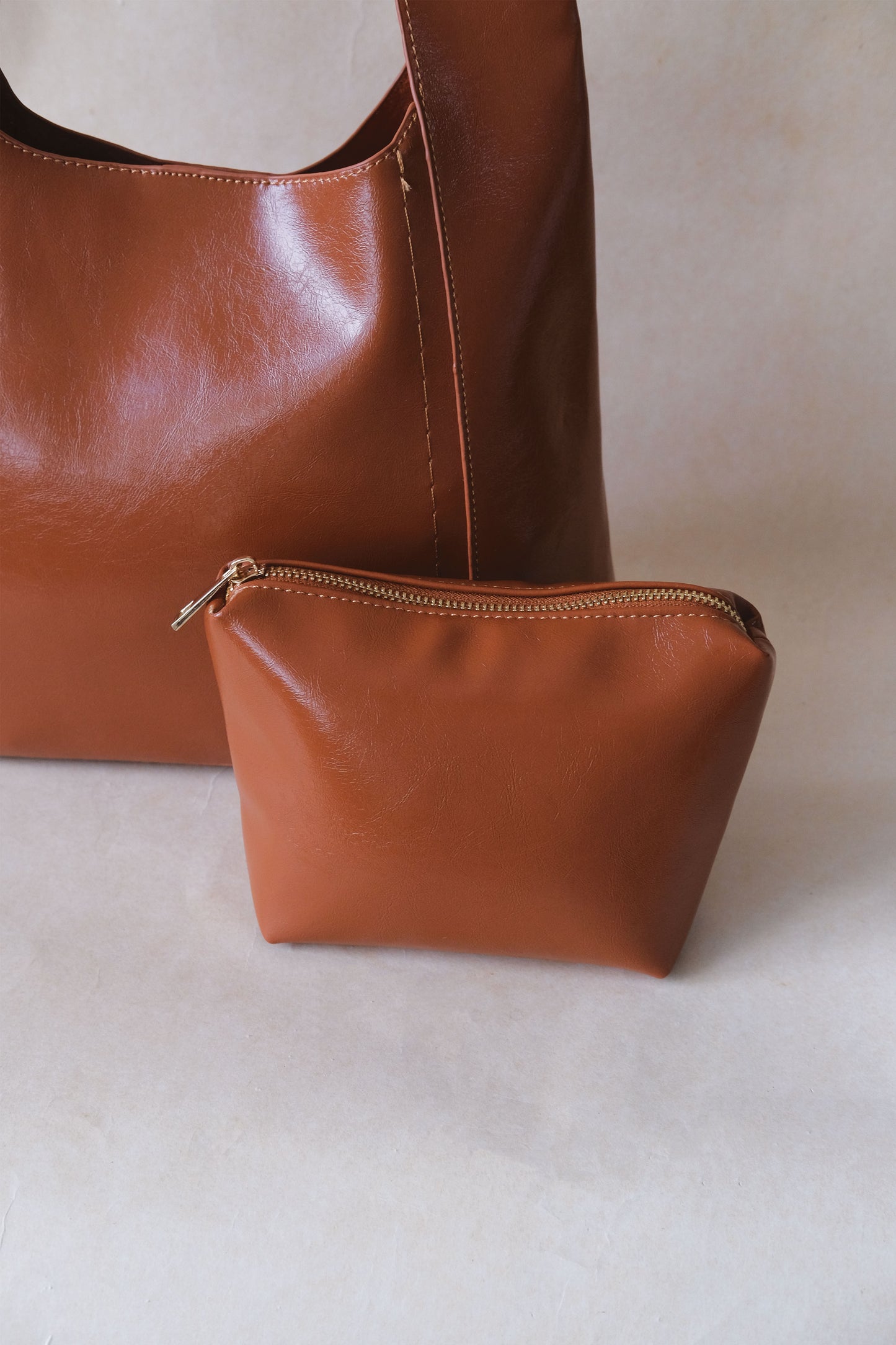 The Margaux Tote - Chestnut