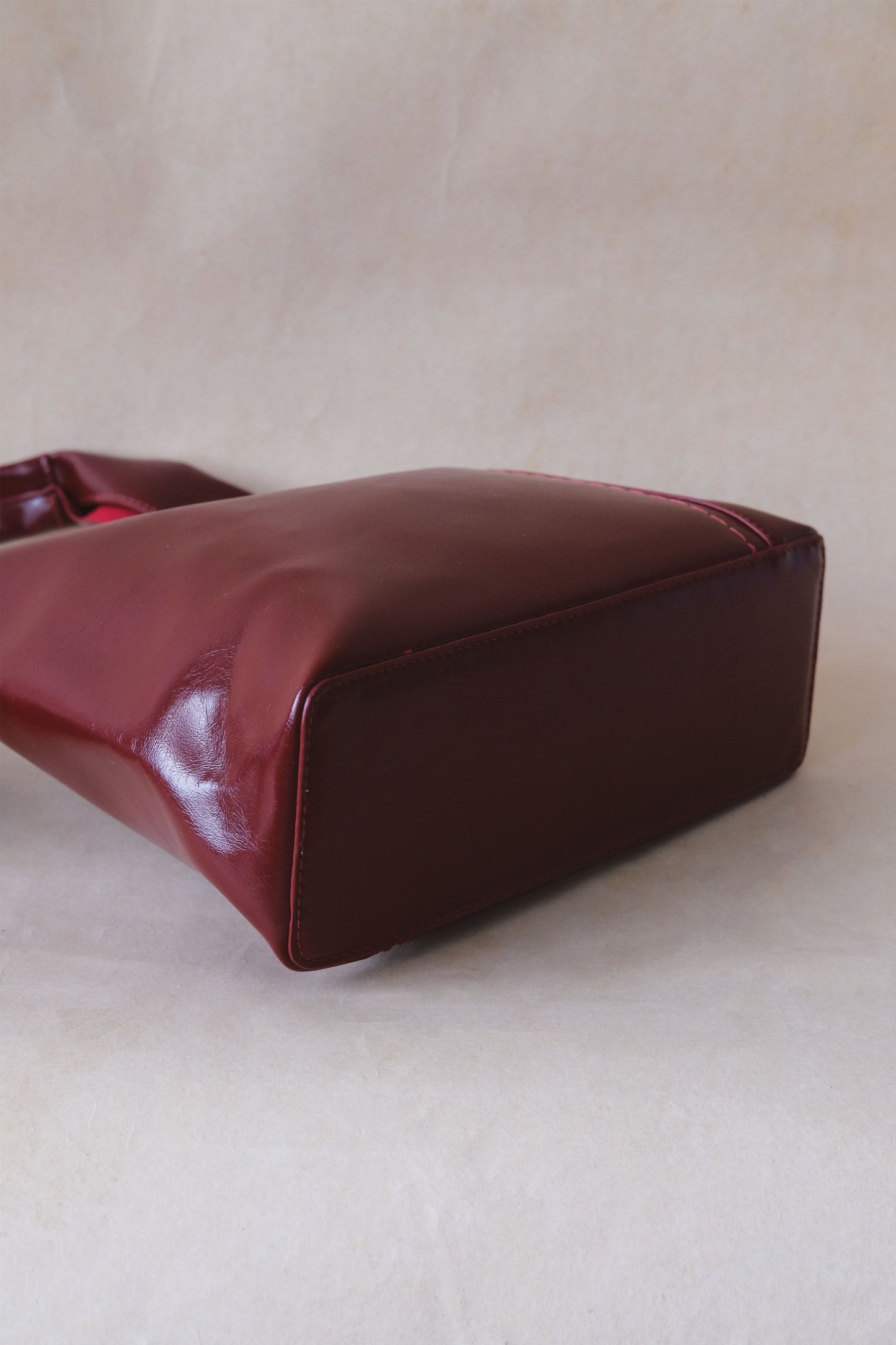 The Margaux Tote - Wine Red