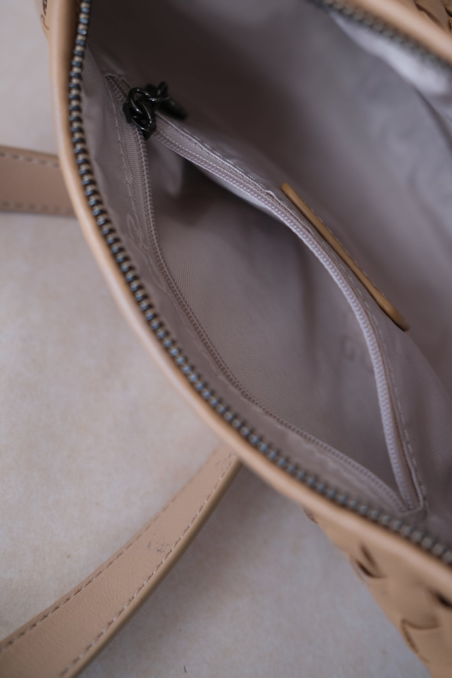 Maison Artisan Colette Baguette Bag - Almond