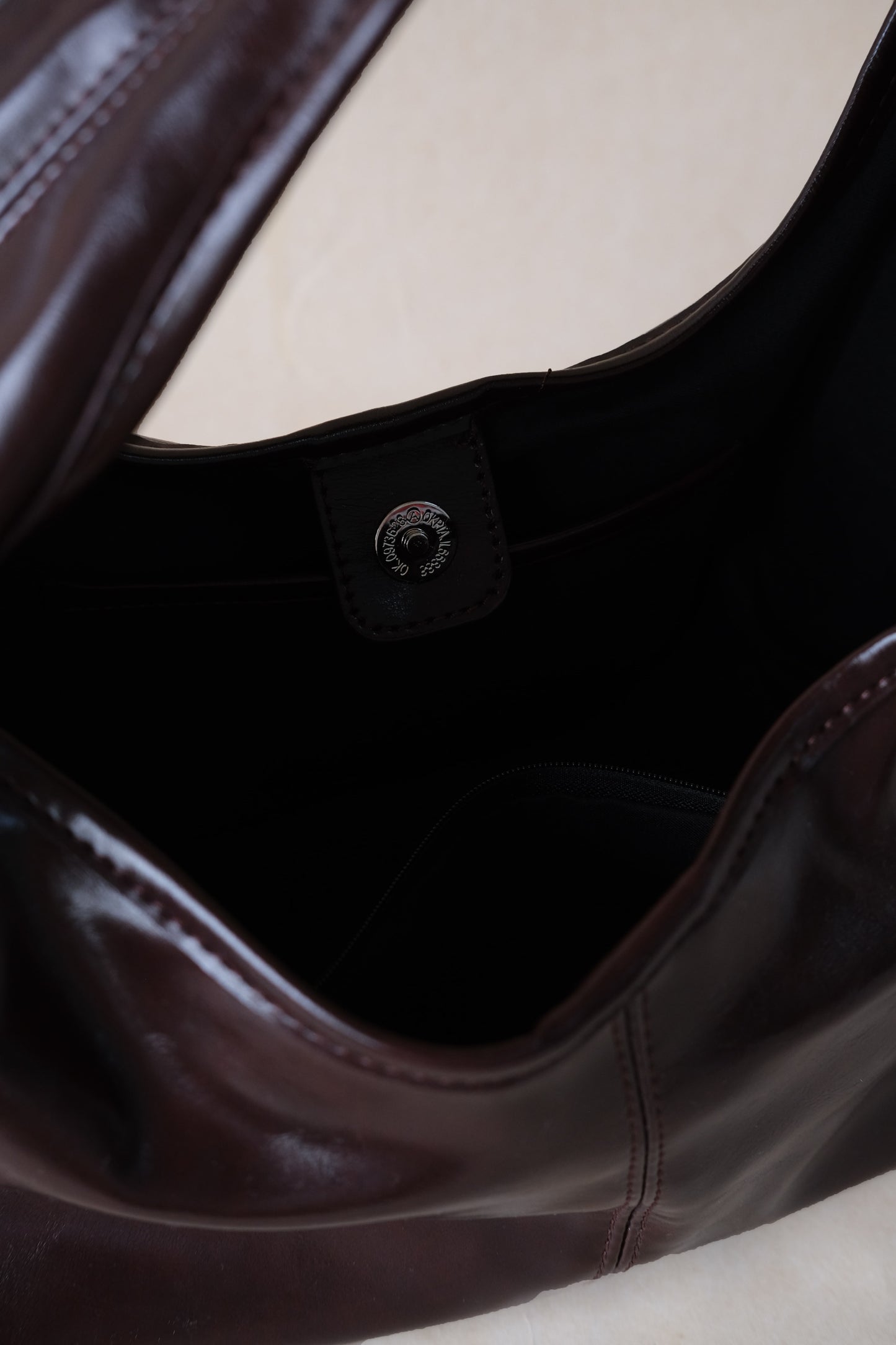 The Eloise Hobo - Dark Chocolate