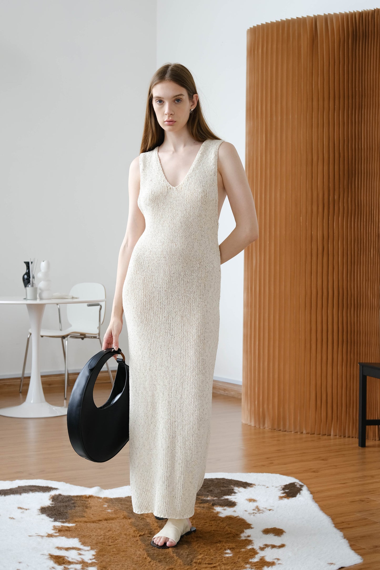 High-end French Knitted Dress