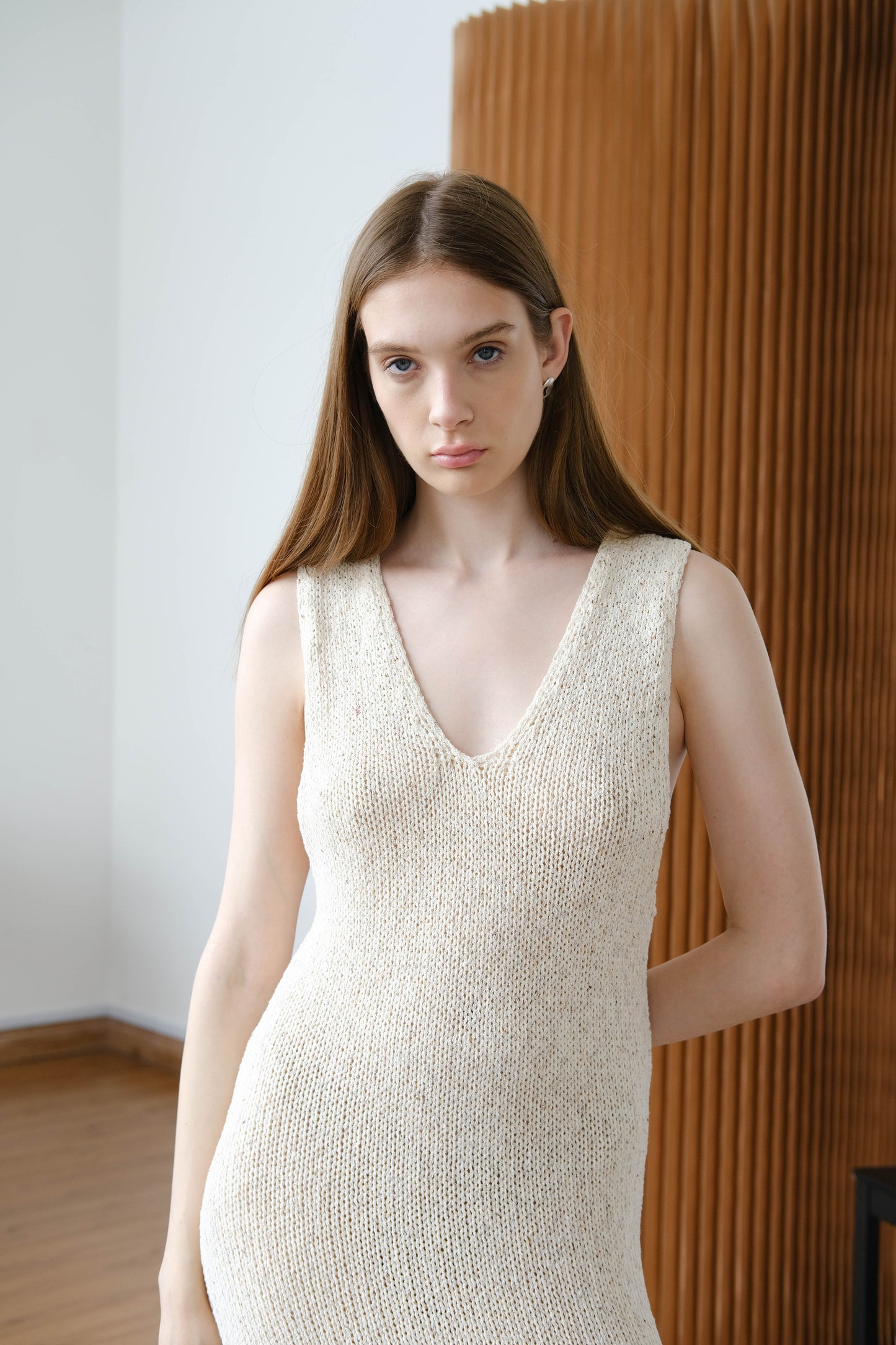 High-end French Knitted Dress