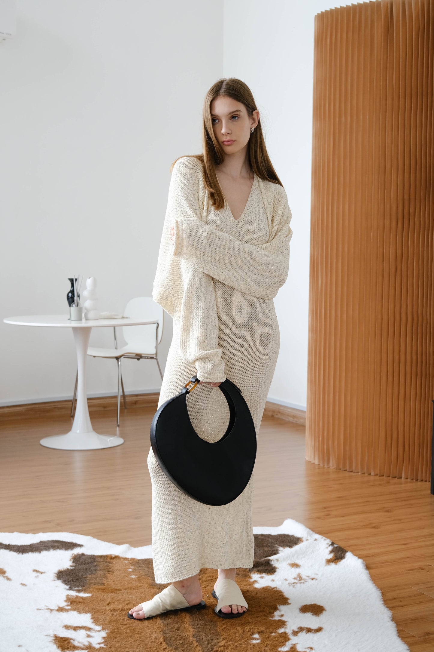 High-end French Knitted Dress