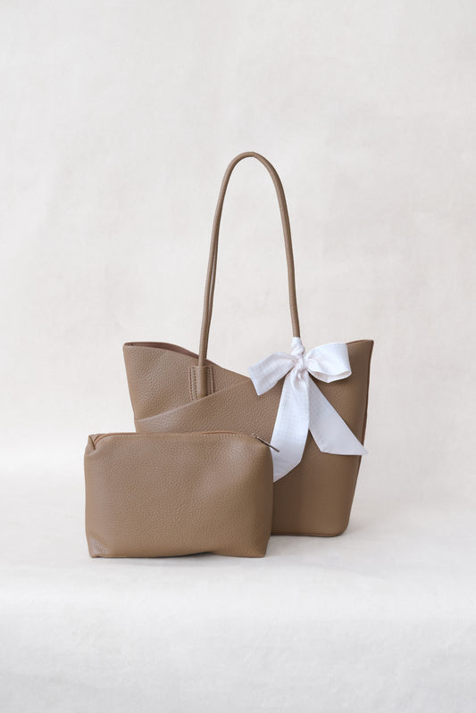 Flower Bud Aura Bag - Biscotti