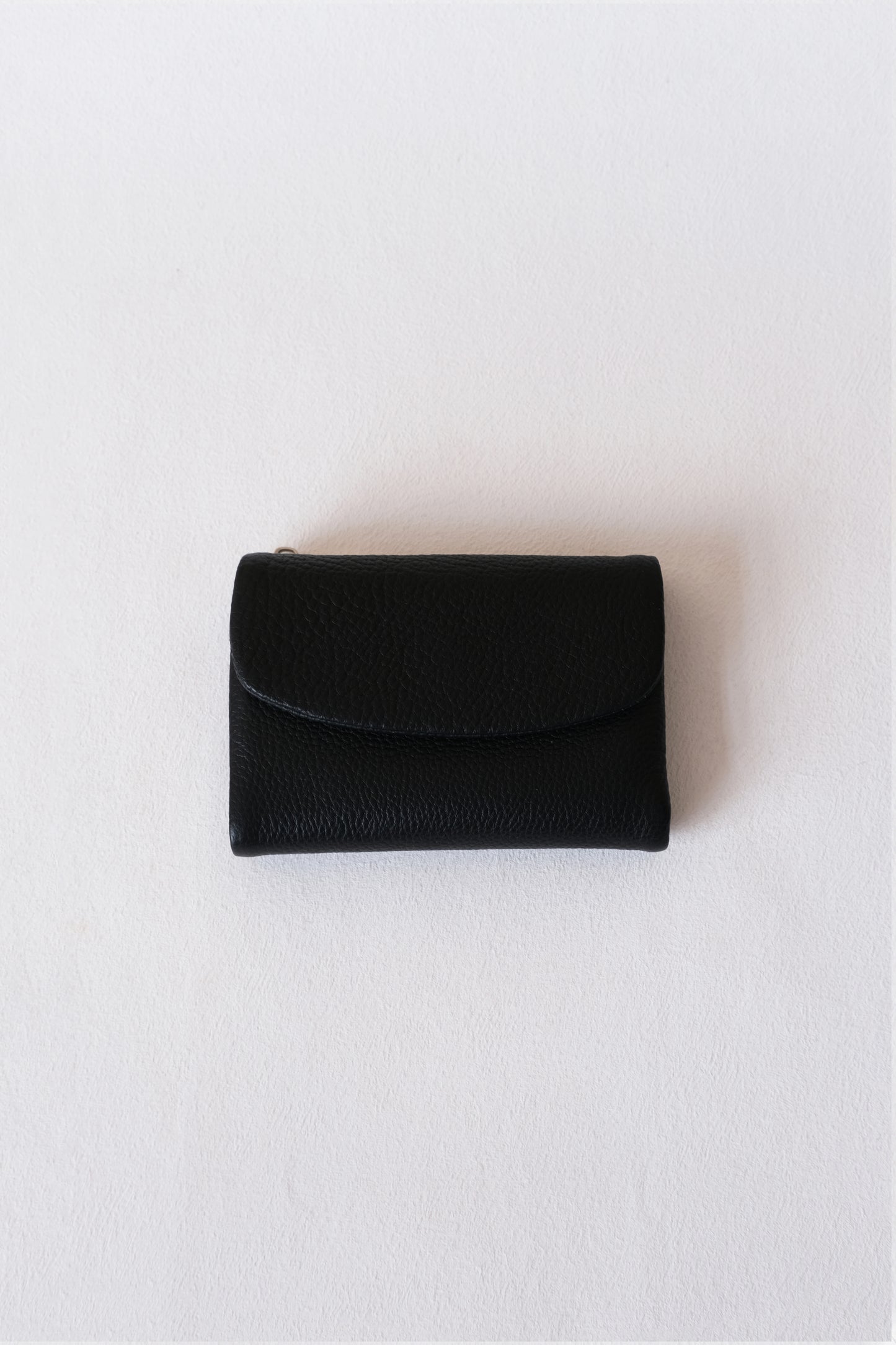 Elara Compact Wallet - Classic Black