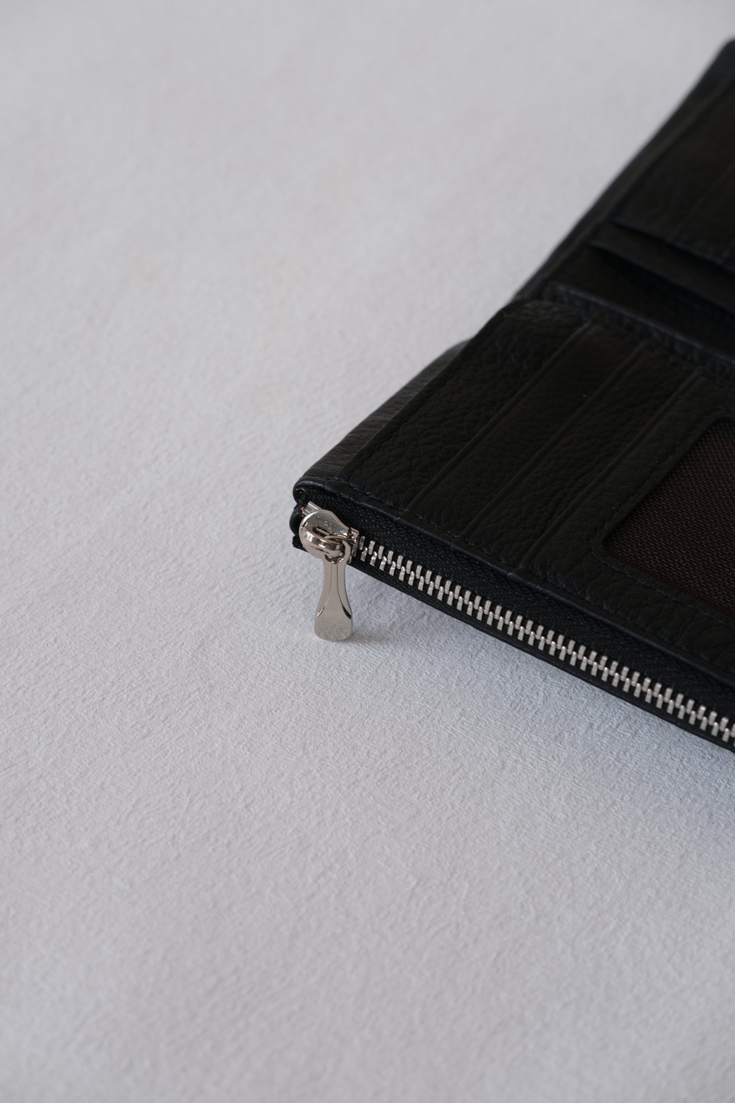 Elara Compact Wallet - Classic Black