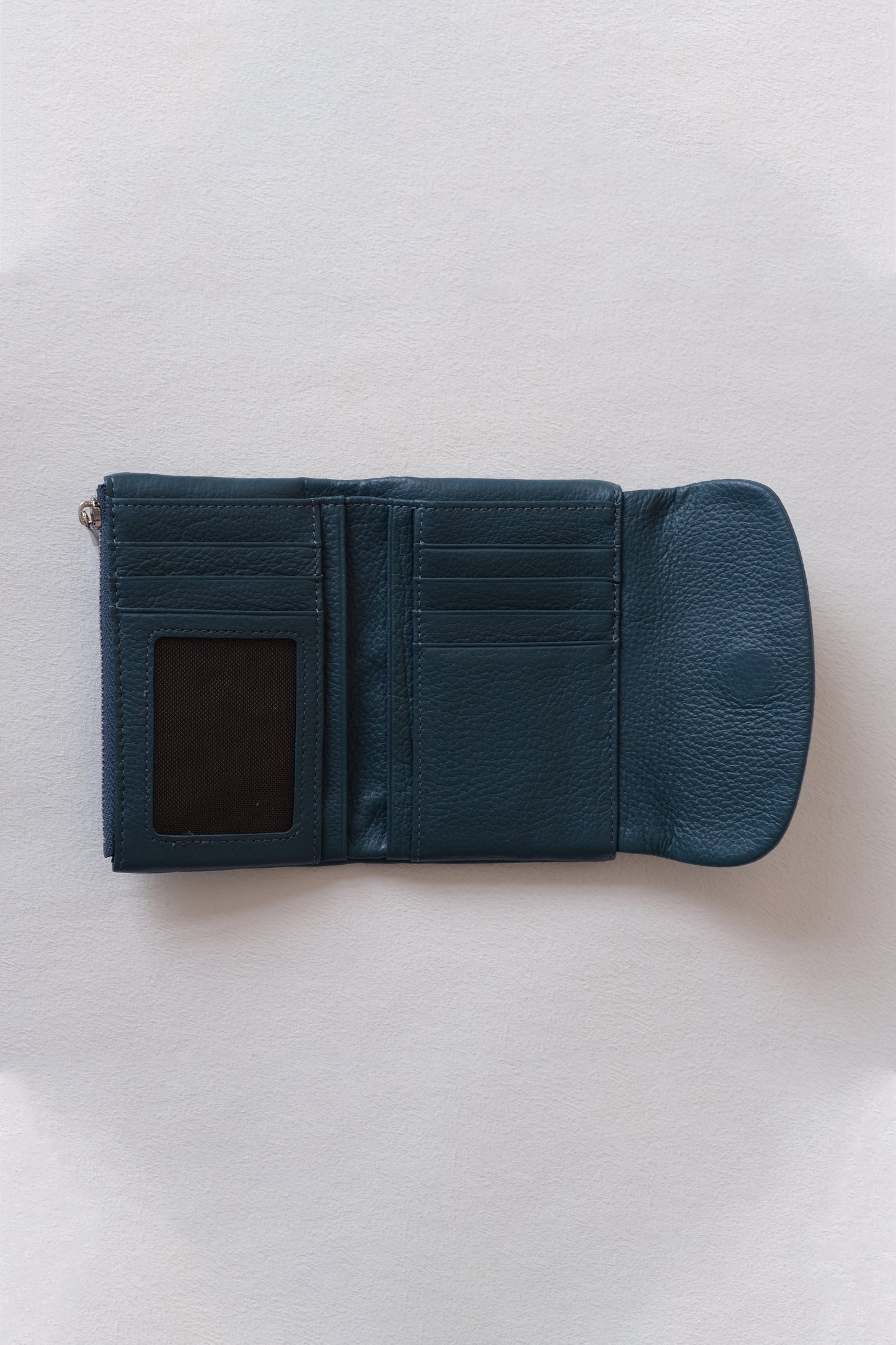 Elara Compact Wallet - Light Blue