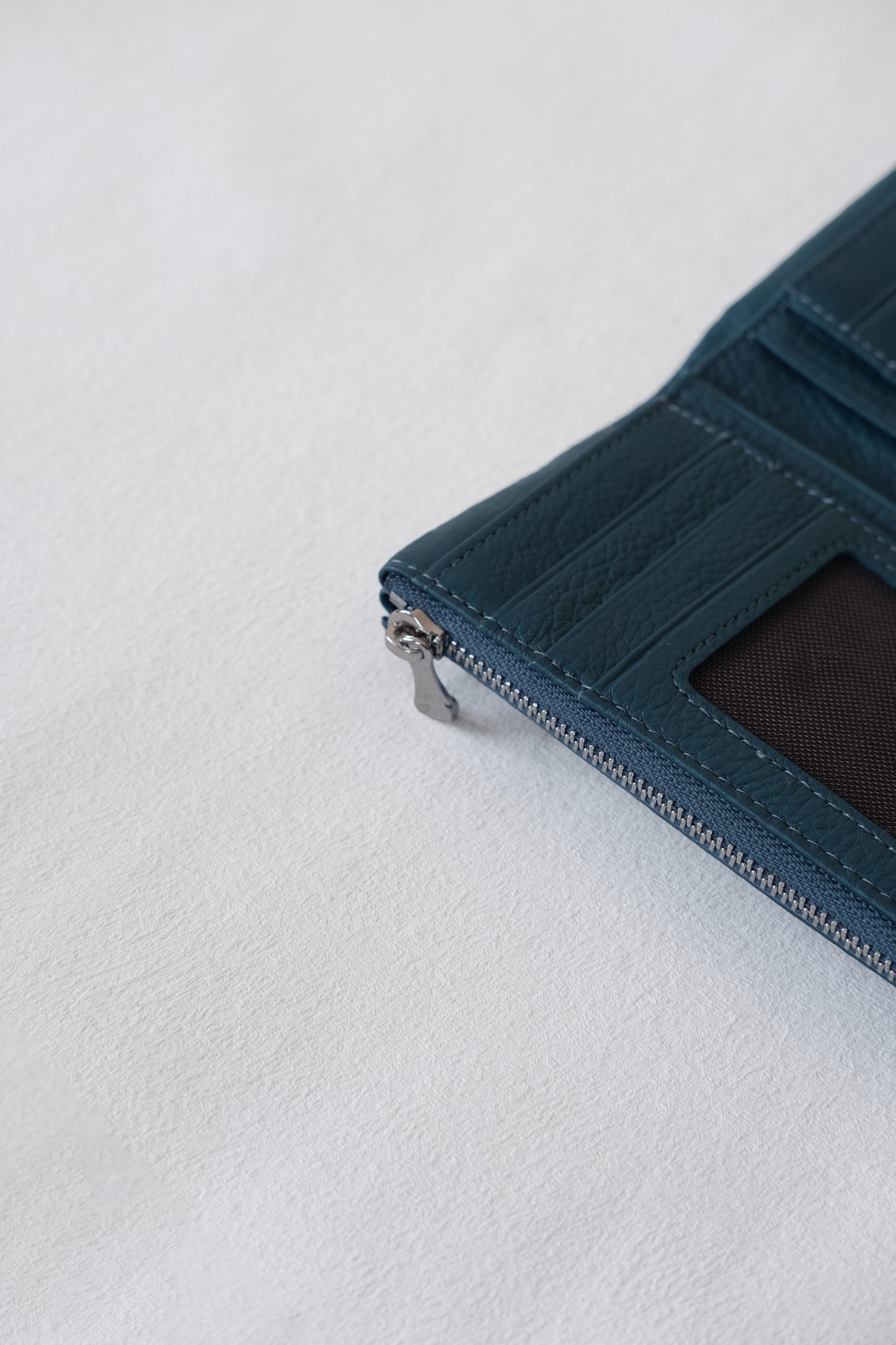 Elara Compact Wallet - Light Blue