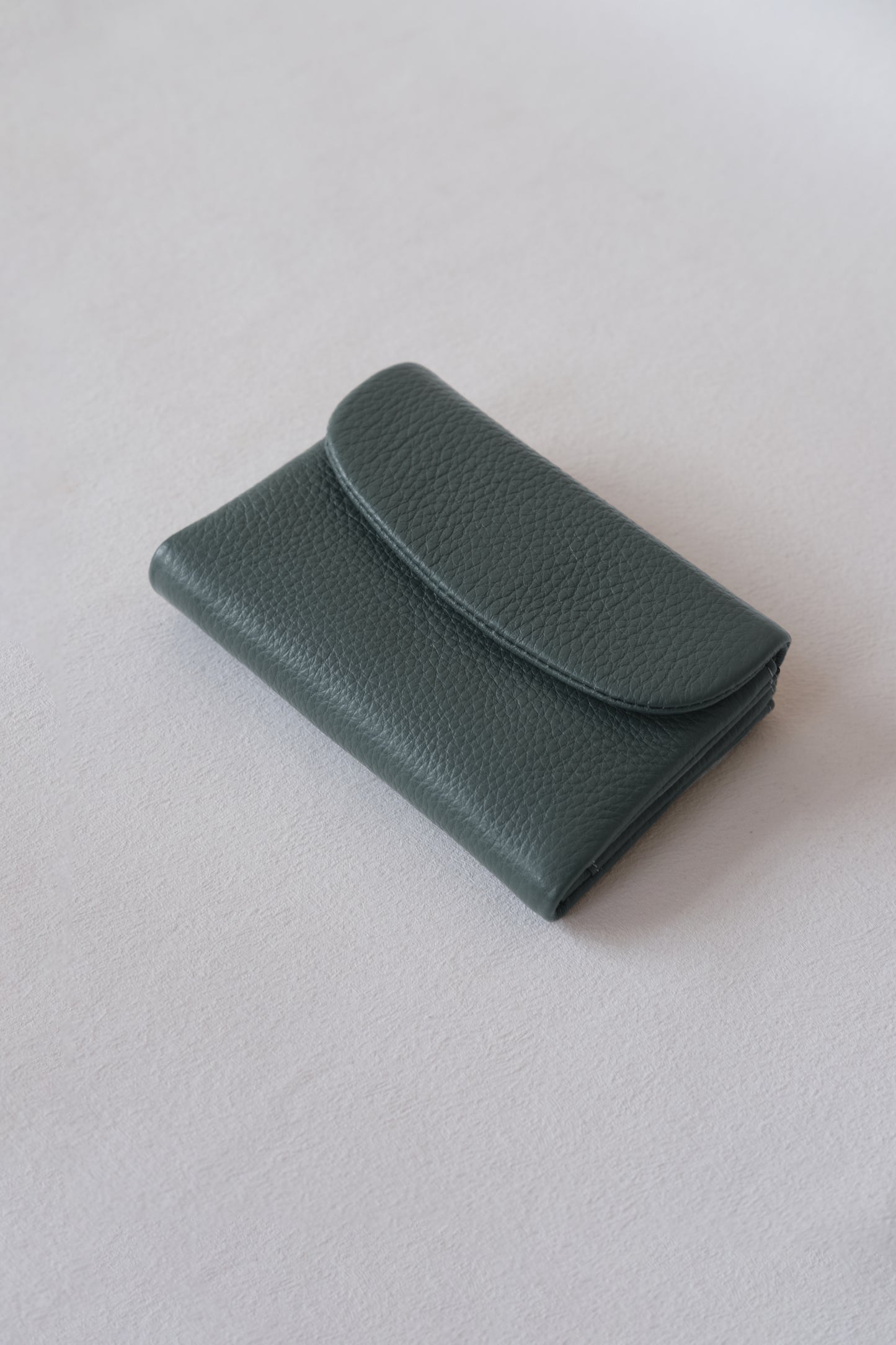 Elara Compact Wallet - Aqua Blue