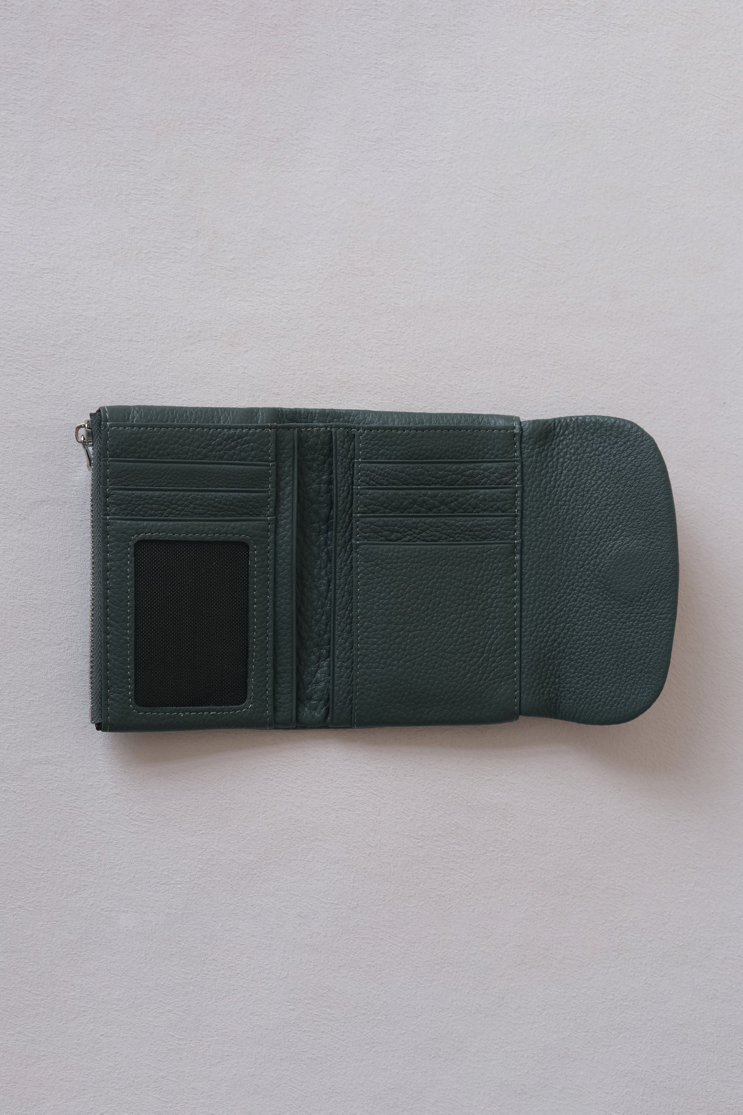 Elara Compact Wallet - Aqua Blue