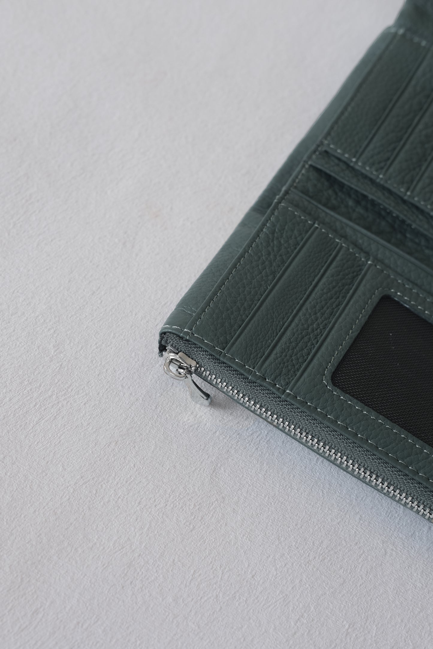 Elara Compact Wallet - Aqua Blue