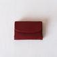 Elara Compact Wallet - Plum