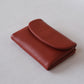 Elara Compact Wallet - Brick Red
