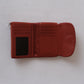 Elara Compact Wallet - Brick Red
