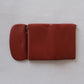 Elara Compact Wallet - Brick Red
