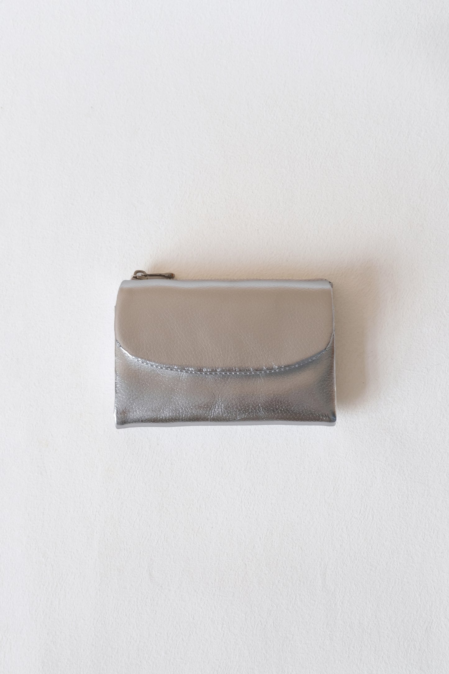Elara Compact Wallet - Silver