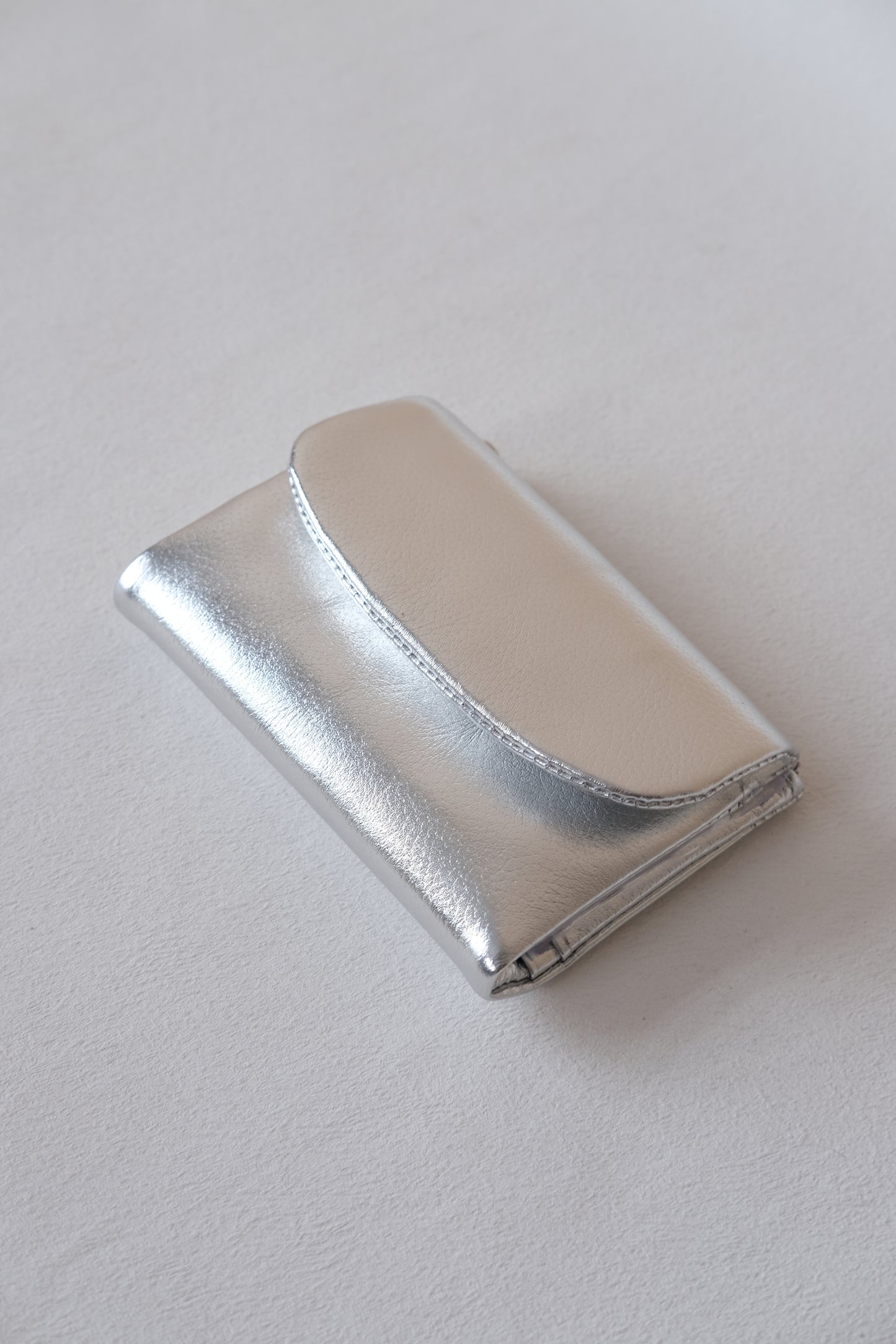 Elara Compact Wallet - Silver