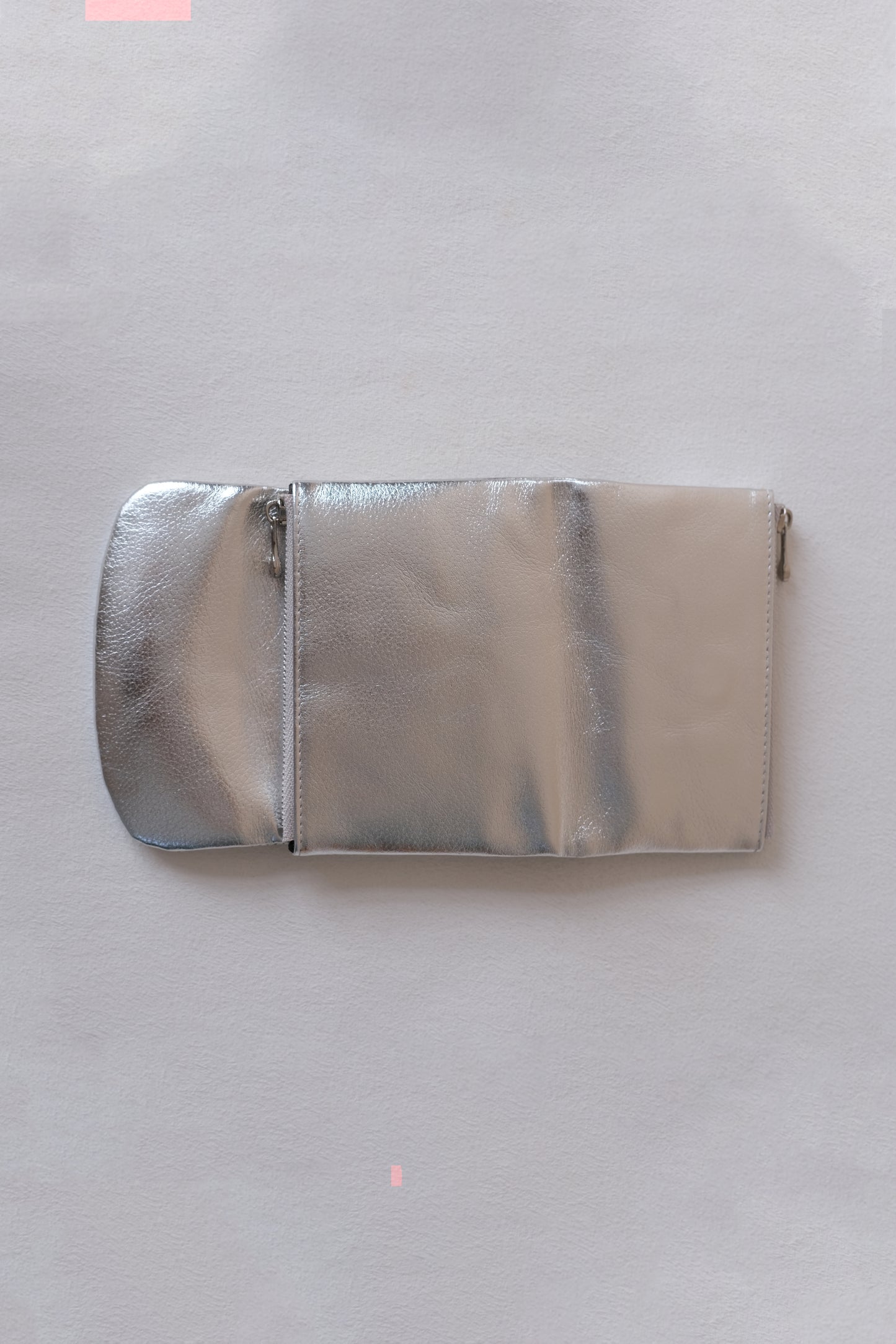 Elara Compact Wallet - Silver