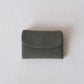 Elara Compact Wallet - Olive Green