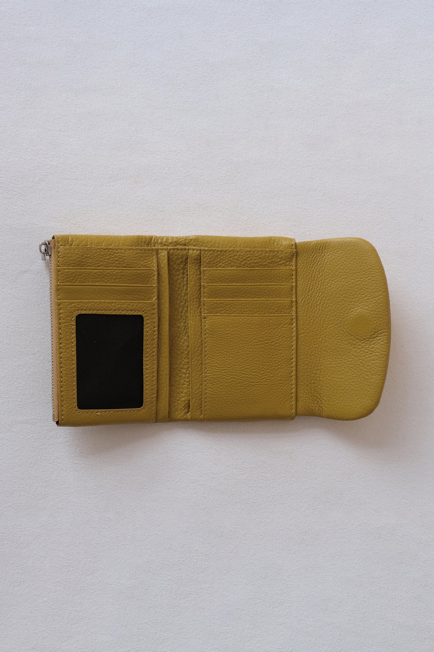 Elara Compact Wallet - Yellow
