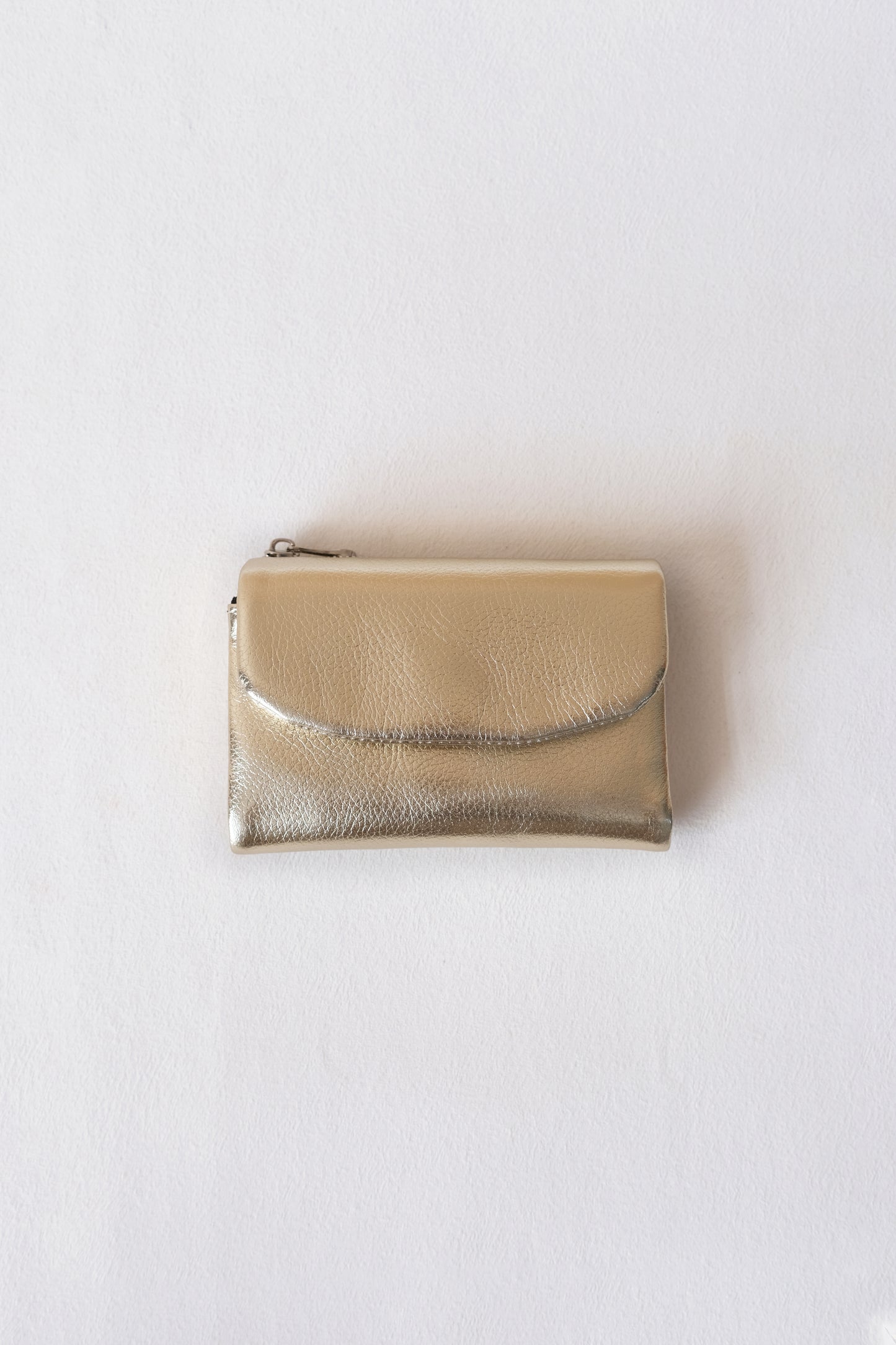 Elara Compact Wallet - Gold