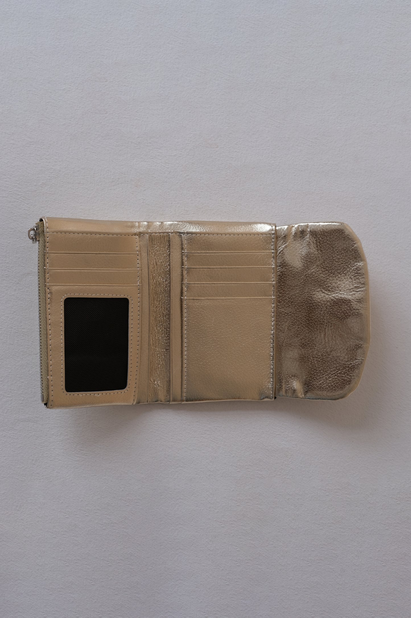 Elara Compact Wallet - Gold