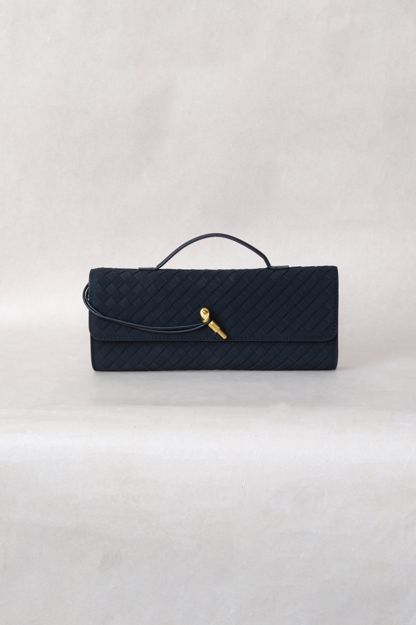 Artisan Crafted Flap Bag - Classic Black