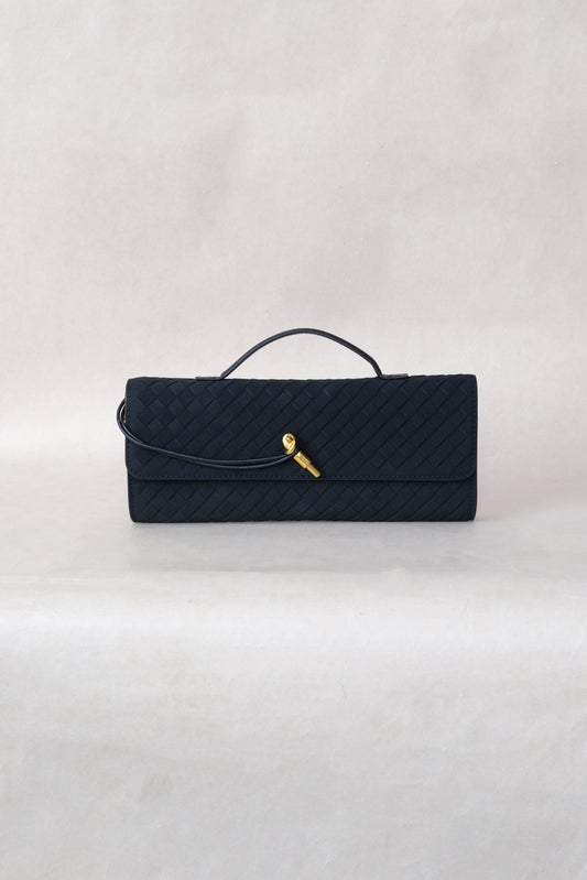 Artisan Crafted Flap Bag - Classic Black