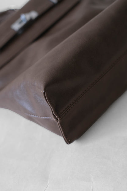 The Vivienne Backpack Tote - Coffee