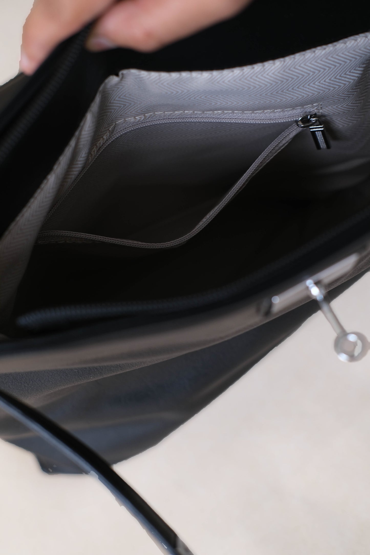 The Vivienne Backpack Tote - Classic Black