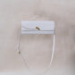Artisan Crafted Flap Bag - Cream White