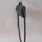 Artisan Crafted Flap Bag - Gunmetal Gray