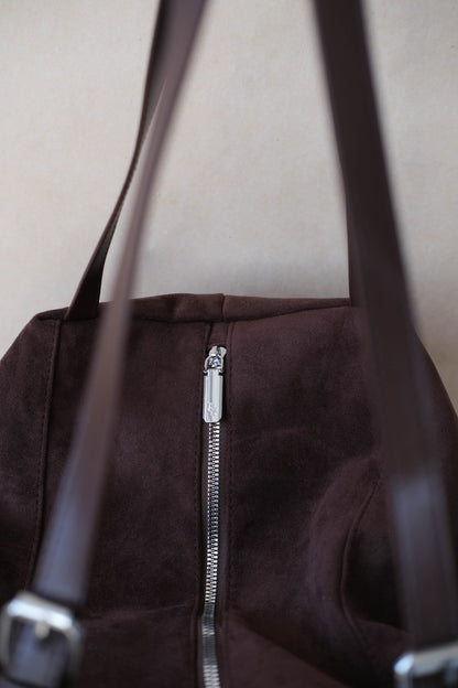 Urban Classic Suede Weekender - Coffee