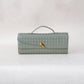 Artisan Crafted Flap Bag - Mineral Green