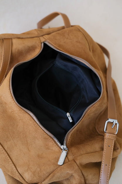 Urban Classic Suede Weekender - Chestnut
