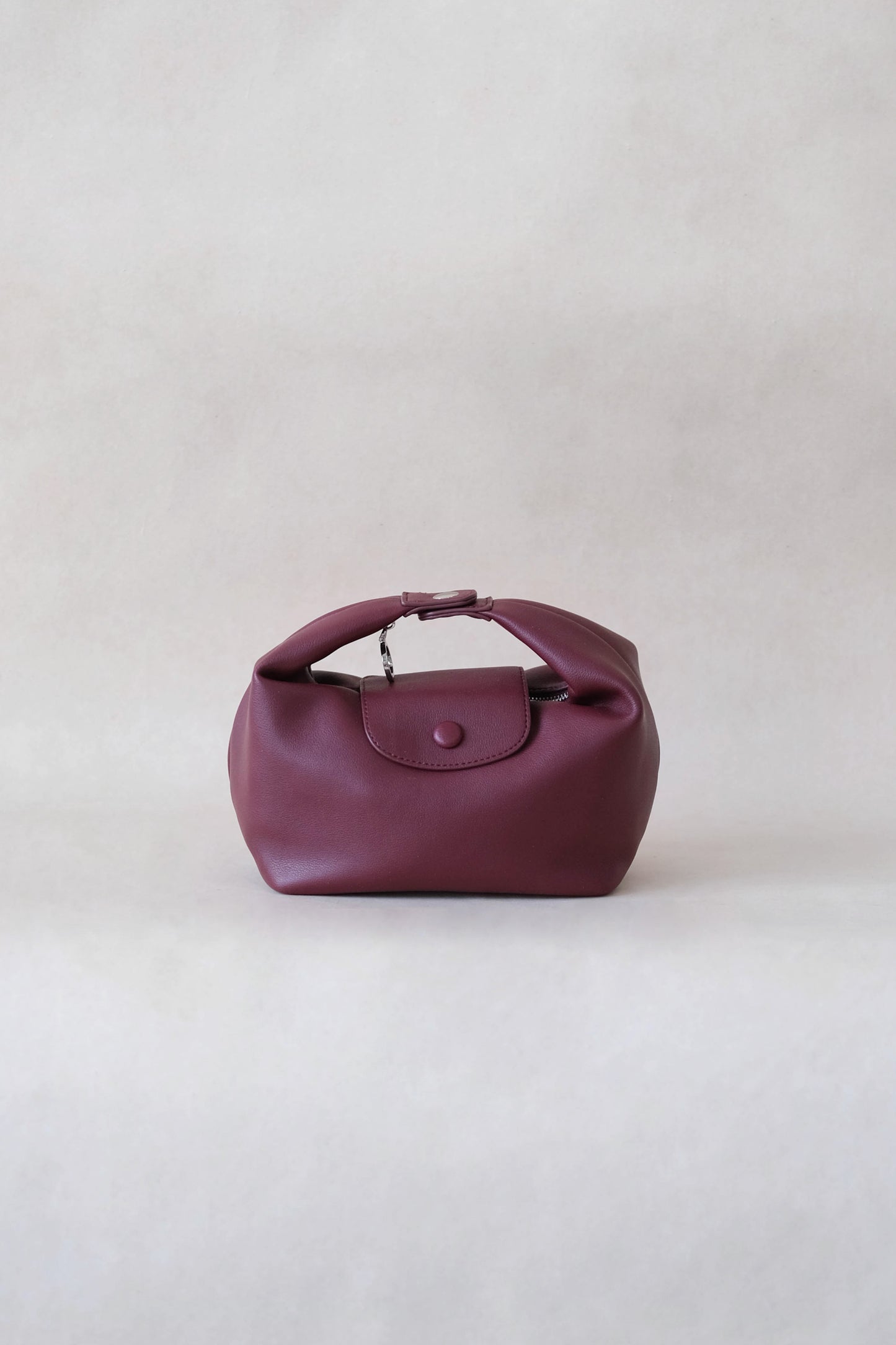 The Aurelia Satchel - Wine Red