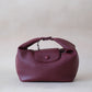 The Aurelia Satchel - Wine Red