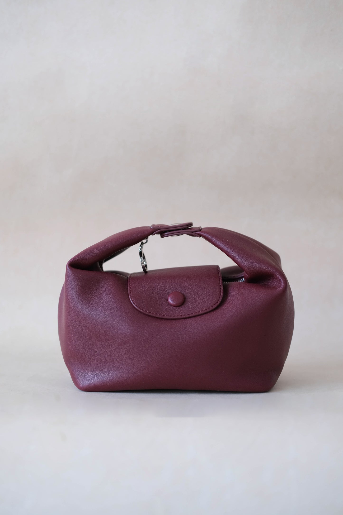 The Aurelia Satchel - Wine Red