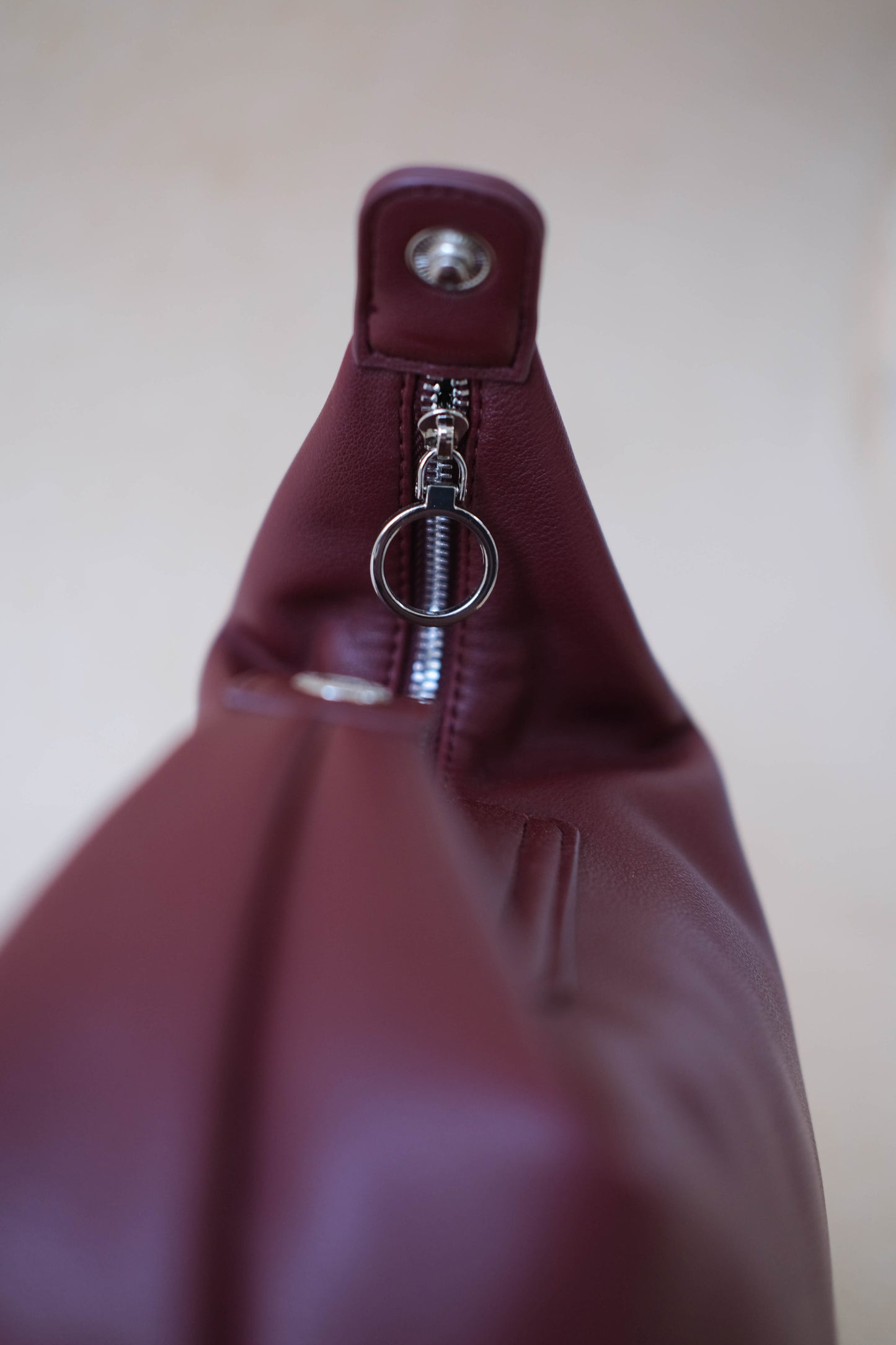The Aurelia Satchel - Wine Red