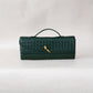 Artisan Crafted Flap Bag - Emerald