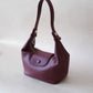 The Aurelia Satchel - Wine Red