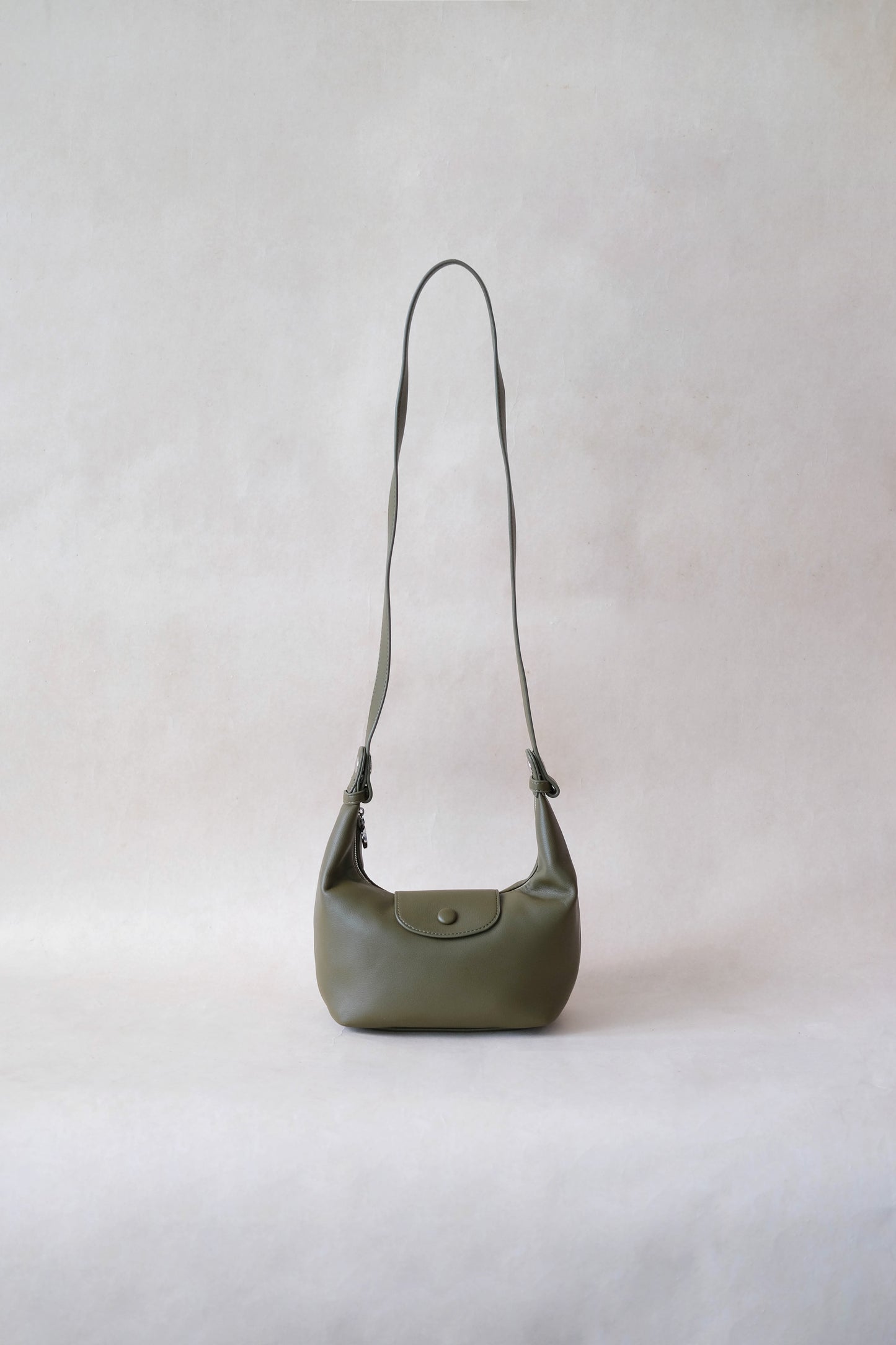 The Aurelia Satchel - Navy Green