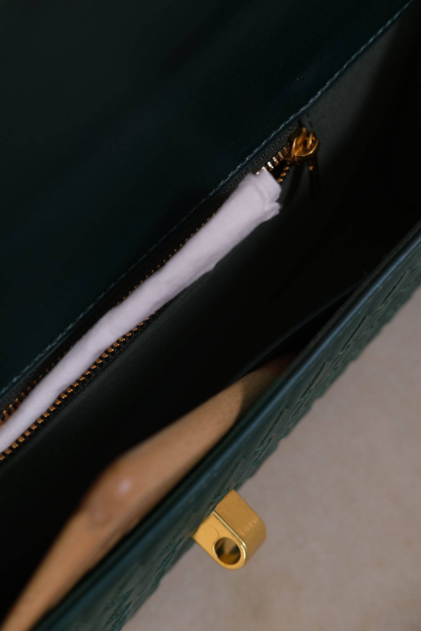 Artisan Crafted Flap Bag - Emerald