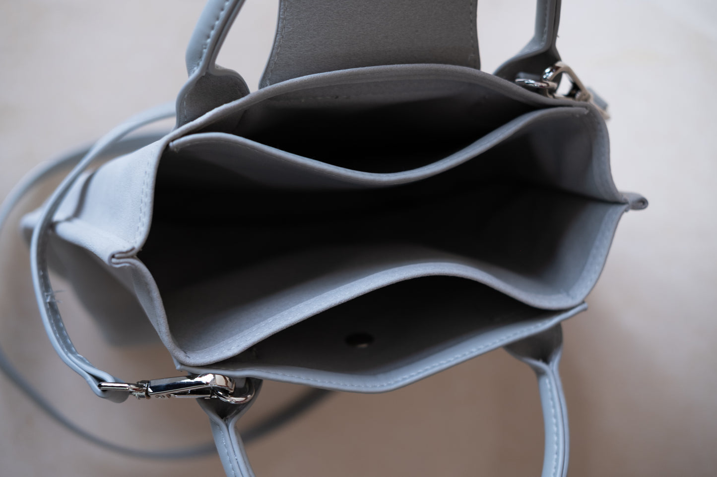 The Chérie Bucket Bag - Agate Gray