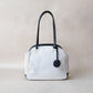 The Isabelle Shell Tote - White