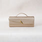 Artisan Crafted Flap Bag - Gold