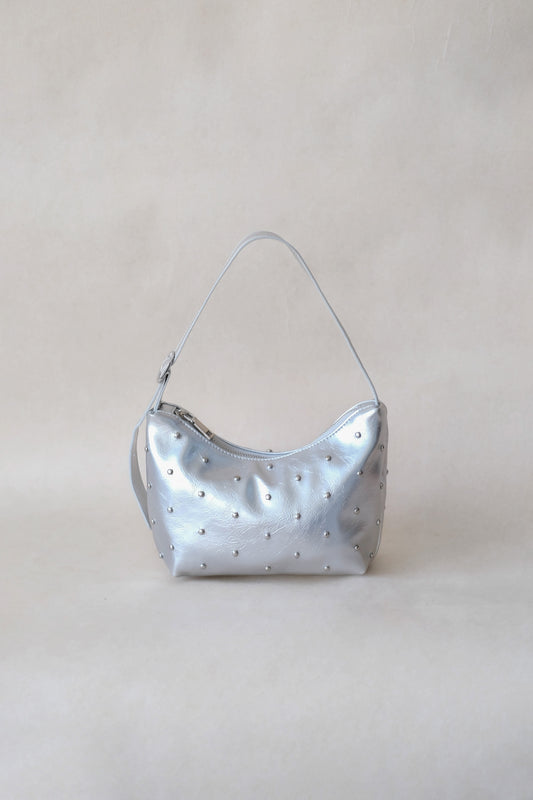 Amara Shine Bag - Silver