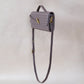 Artisan Crafted Flap Bag - Gray Brown